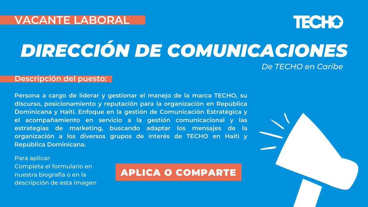 TECHO RD tweet media