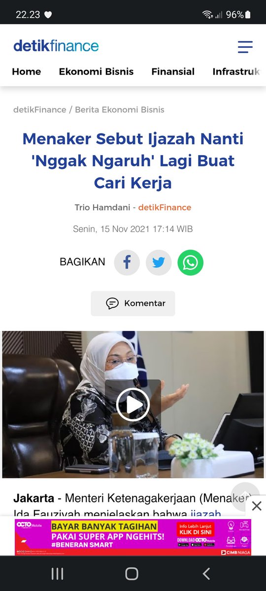 JaenoXTM's tweet photo. Piye lur pendapat mu?
Kerjo opo sing gak perlu ijazah? https://t.co/3W8tY75uuC