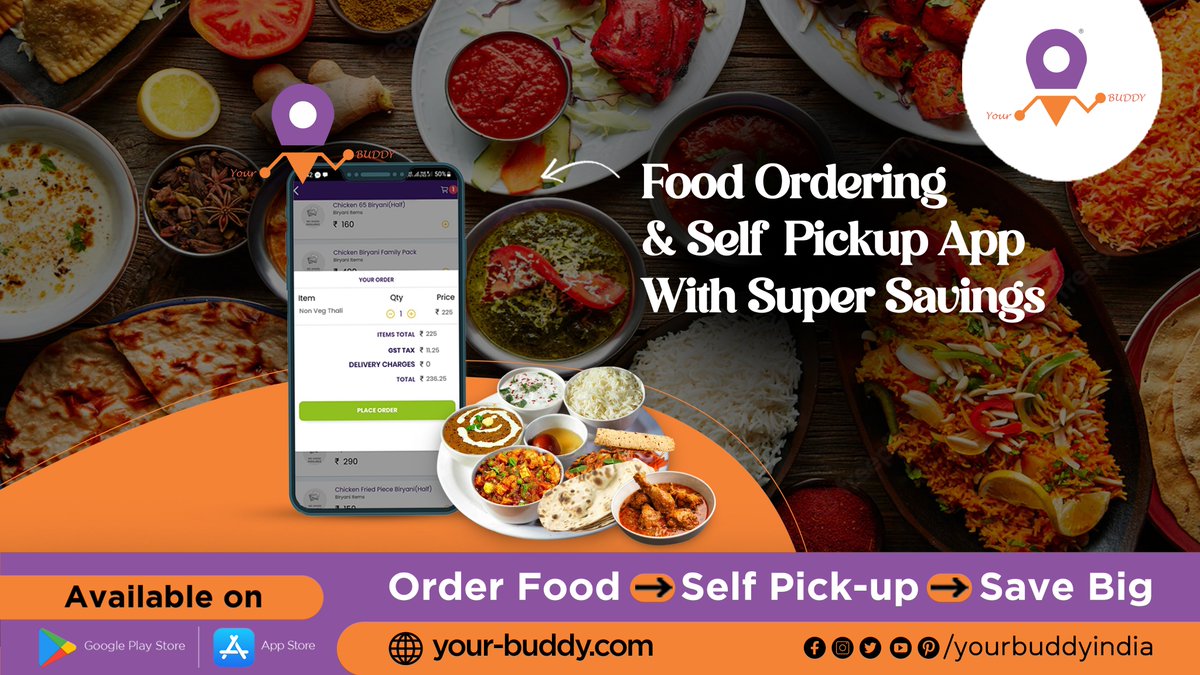 yourbuddyindia's tweet photo. Food Ordering and Self pickup app with Super savings.

Download the app now to start ordering: https://t.co/AslQu0Ff7P 
#yourbuddy #foodorderingapp #foodorderapp #orderrestaurant #orderrestaurantapp #takeawayorder #pickuporder #ordernow #downloadnow https://t.co/ScNUSR62l4