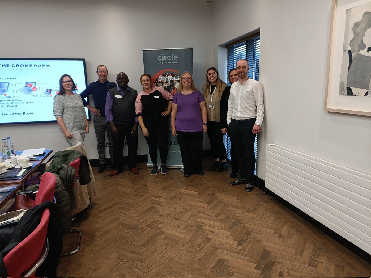 An all-too-infrequent trip to Croke Park <a href="/crokeparkhotel/">The Croke Park</a> 🏐 today. Great to share ideas and chats with <a href="/CircleVha/">Circle VHA</a> Tenant Advisory Group (TAG) with <a href="/SiobhnONeill1/">Siobhán ONeill</a> 💪