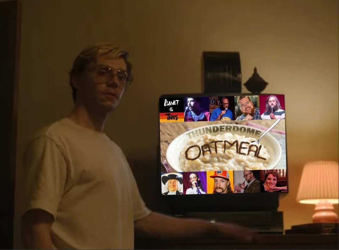 Tomorrow night #ThunderDome returns to <a href="/PlanetoftheT/">Planet of the Tapes</a>! This month's theme is "Oatmeal", which sounded horrible at first! However, I've gotten pretty creative with it so come on out! Show starts at 8pm and as always, it's FREE!