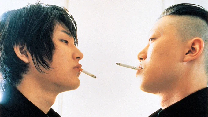 four movies that were made for me, specifically~(aoi haru, shengxia guang nian, fight club, jisatsu sakuru)  