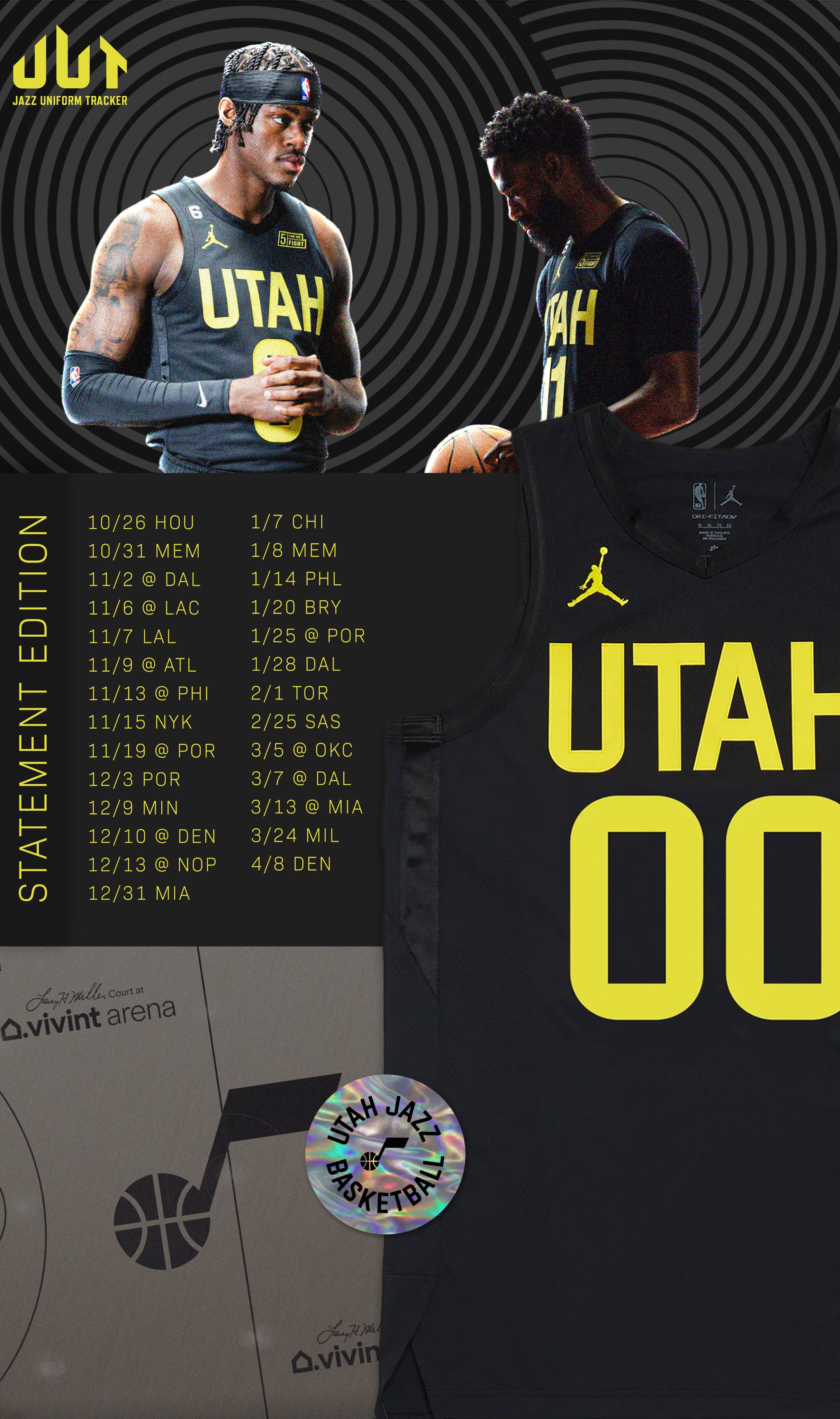 Jazz Uniform Tracker (@JazzUniTracker) / X