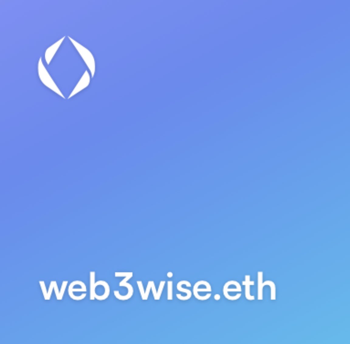 Love alliteration especially in web3.

Web3wise.eth

0.333E
#web3 #ens #ensdomains <a href="/ensvision/">Vision.eth</a>