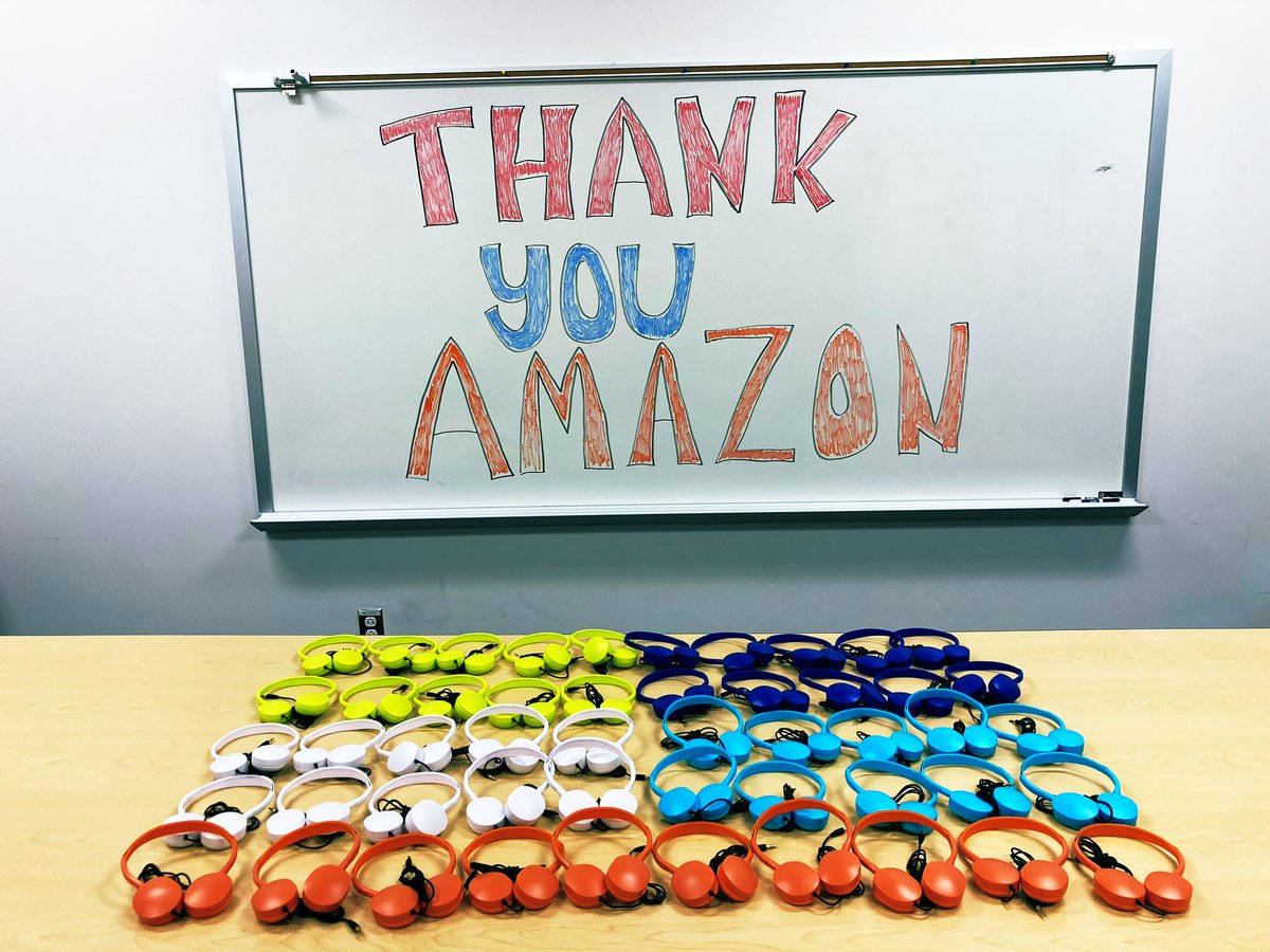 @AbingdonGIFT так благодарен @amazon за все наши потрясающие новые наушники! 🤩 https://t.co/kqgJMyYGwU