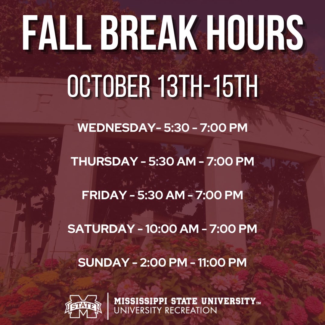 Mississippi State University Recreation tweet media