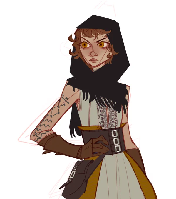 Today I present to you my new  a girl who dyes her hair with beetroot and your local thief princess Yara.Tomorrow? Who knows.... 