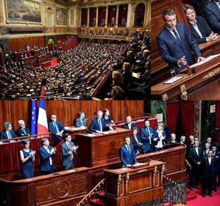 Quels symboles active #EmmanuelMacron lorsqu'il met en scène sa parole devant le Parlement ? <a href="/NTardits/">Nicolas Tardits</a> analyse les significations de ce rituel de l'Empire à aujourd'hui : cairn.info/revue-la-pense…
Dans le dossier "Parlements et autoritarisme" de La Pensée n° 411