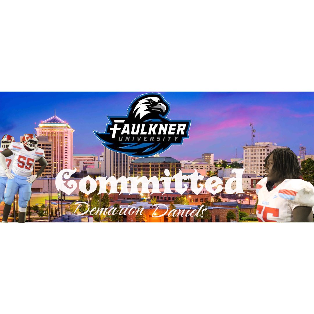 Banks Jets Football (@banksjetsfb) on Twitter photo Congratulations to <a href="/de_kvngg/">Demarion Daniels</a> on committing to <a href="/FaulknerFTBL/">FaulknerFootball</a> this week. <a href="/desmond1689/">Coach Jermaine Watson</a> Congratulations to <a href="/de_kvngg/">Demarion Daniels</a> on committing to <a href="/FaulknerFTBL/">FaulknerFootball</a> this week. <a href="/desmond1689/">Coach Jermaine Watson</a>