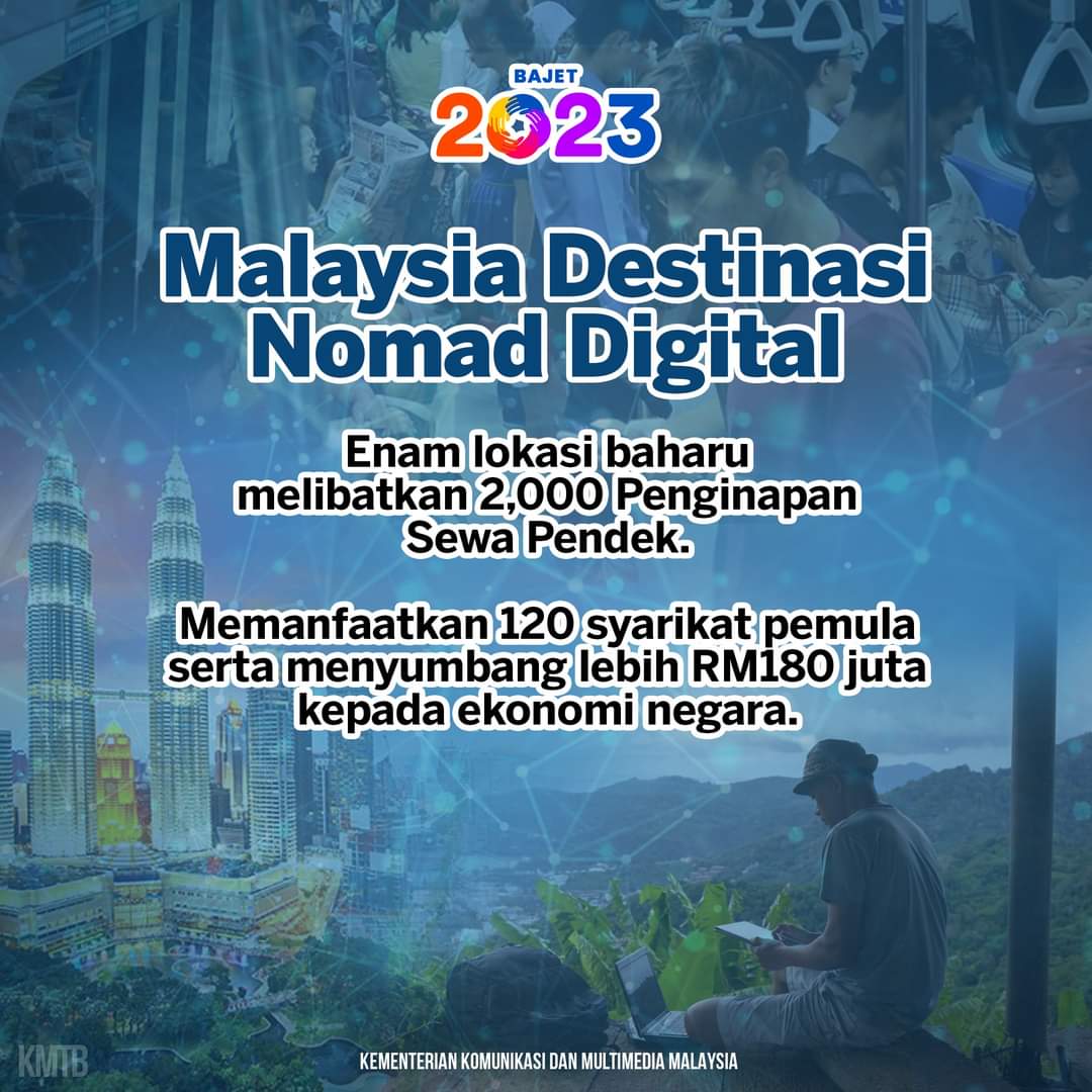 #BAJET2023 #KKOMM

Dana Kandungan Kreatif (DKD)

Dana Penerbitan Filem Kenegaraan (DEKAN)

Industri Kreatif

Malaysia Destinasi Nomad Digital