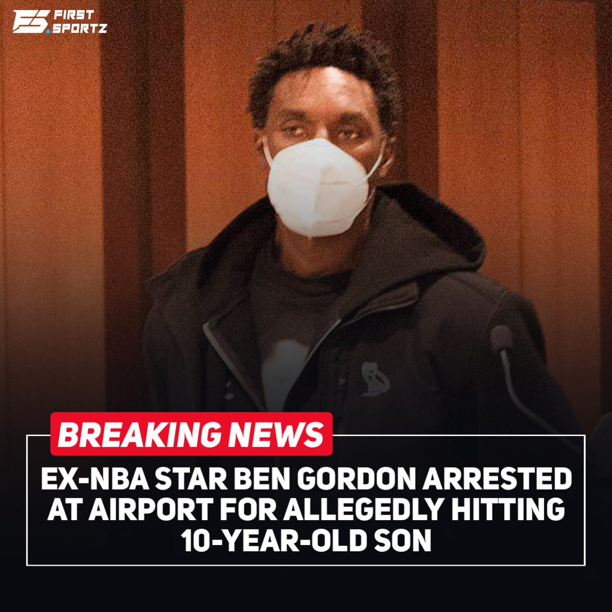 FS_NBA1's tweet photo. Ben Gordon punched his 10-year-old son in the head with a closed fist. Ben has been arrested after a complaint was filed against him.

#NBA #BenGordenArrest #HitANDRun #BenGordon #ExNBA https://t.co/bNLFY2NKVy