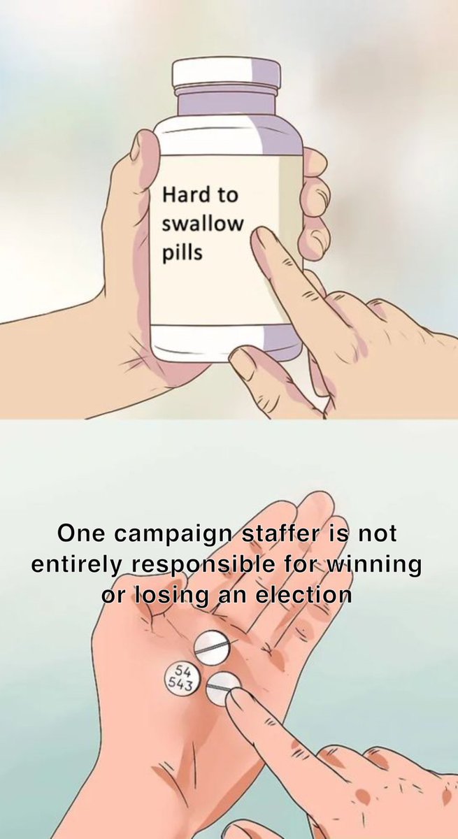 To all my campaign friends who are feeling the pressure of the next month. Drink some water and take care of yourself!