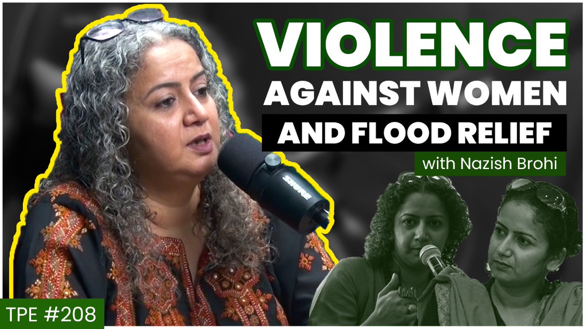 The Pakistan Experience (@thepakistanexp1) on Twitter photo Nazish Brohi comes on the podcast for a deep dive discussion on violence against women, honour killings, strides made by womens movements in Pakistan, activism, urban violence, flood relief, the Sindh Government and the response to health.
<a href="/Nazish_Brohi/">Nazish Brohi</a>
youtube.com/watch?v=wNsivY… Nazish Brohi comes on the podcast for a deep dive discussion on violence against women, honour killings, strides made by womens movements in Pakistan, activism, urban violence, flood relief, the Sindh Government and the response to health.
<a href="/Nazish_Brohi/">Nazish Brohi</a>
youtube.com/watch?v=wNsivY…