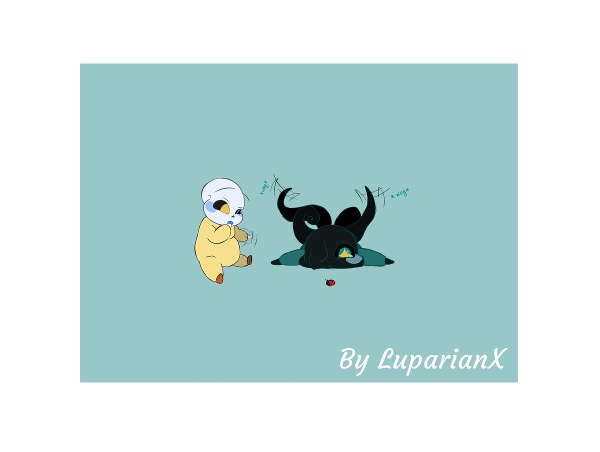 LuparianX's tweet photo. [ENG]
Baby Keew and baby Nightmare 🥺 ✨ 

[FR]
Bébé Keew et Bébé Nightmare 🥺 ✨ 

#utmv #baby #Nightmare #Keew #NightmareSans #Shipchild #undertaleau https://t.co/16FkPFIVb1
