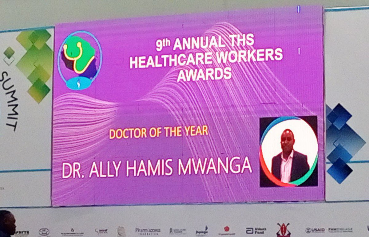 rash_mdaki's tweet photo. Dr Ally Hamisi Mwanga won the #THS2022 Doctor of the Year Award 🎉 https://t.co/FyyvOfiIj5