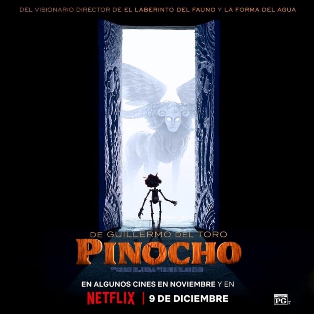 paseblanco's tweet photo. #Cine | ¡Pinocho tiene fecha de estreno! 👀

Netflix acaba de anunciar que #Pinocho, película del director mexicano ganador del Oscar, #GuillermoDelToro, llegará a algunas salas de cine en noviembre, y el 9 de diciembre a Netflix. 

#PaseBlanco #film #movie #Pinocchio https://t.co/QngjkeVLfN