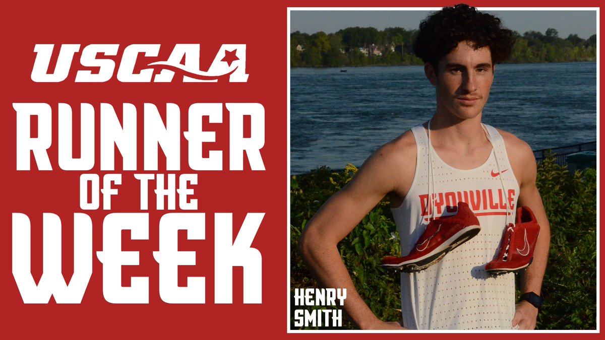 DYouville_XCTF's tweet photo. Henry Smith Named USCAA Men's Runner of the Week 

https://t.co/oWRtBYrs7M 

#GoSaints | #FeedTheDawgs https://t.co/w0UlWFhai6