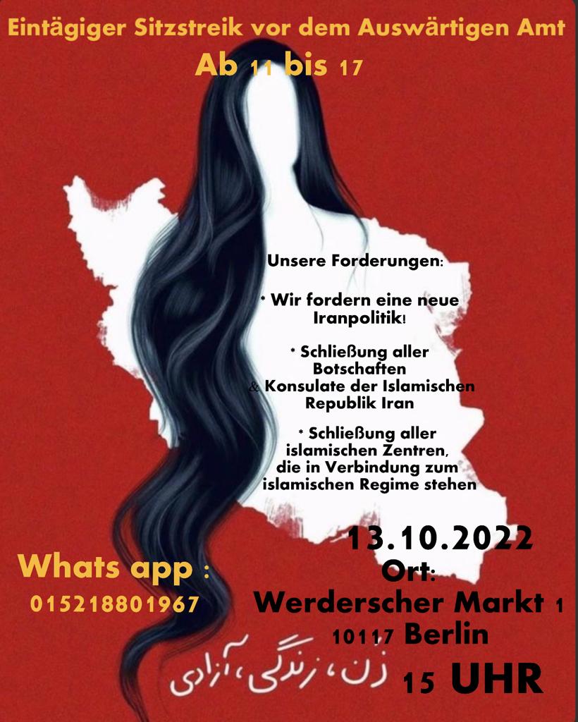 Morgen vor dem @AuswaertigesAmt für #FrauenLebenFreiheit!

#JinJiyanAzadî