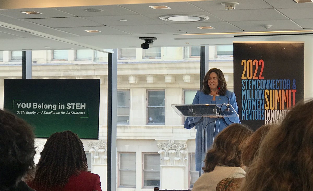 Deputy Secretary of Education, Cindy Marten, announces a new initiative #YoubelonginSTEM
