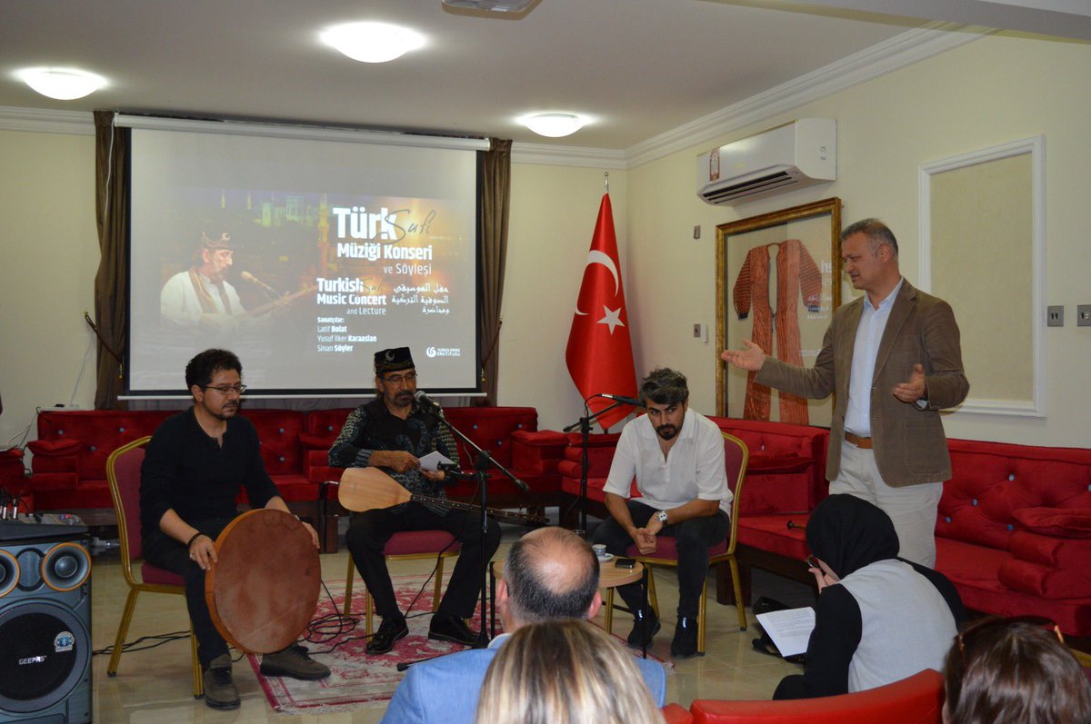 yeekatar's tweet photo. Enstitümüzde Müzisyen ve Besteci Latif Bolat, Neyzen Sinan Söyler ve Neyzen Yusuf İlker Karaaslan’ın katılımı ile “Türk Sufi Müziği Konseri” gerçekleştirilmiştir. @yeeorgtr https://t.co/tBjwUD8uiY