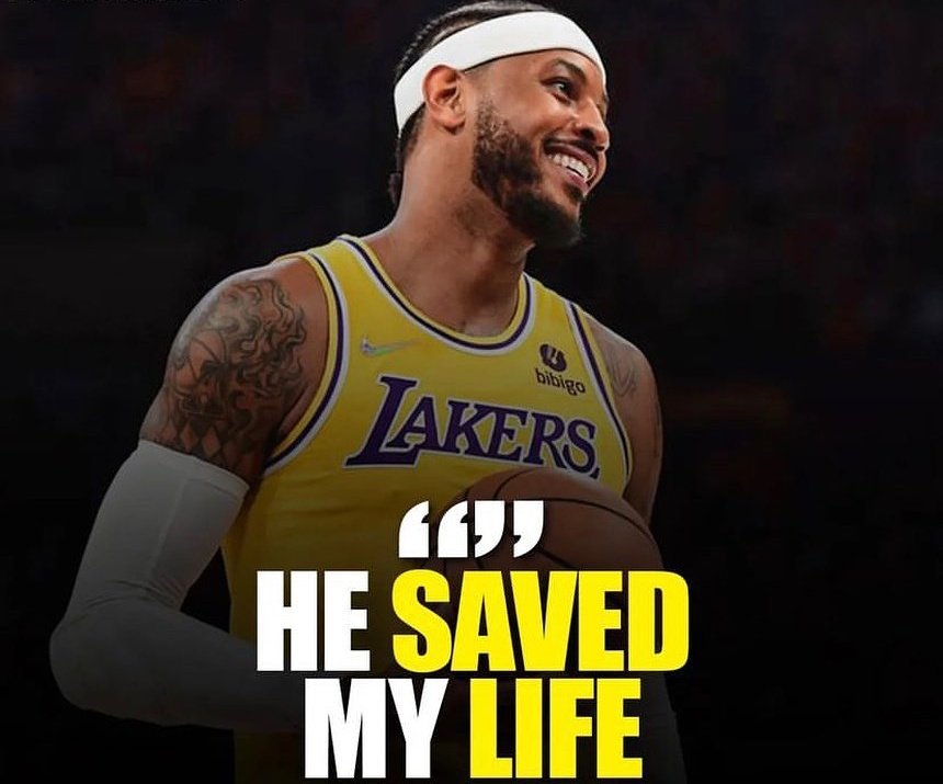 2xgocrazy2's tweet photo. Carmelo Anthony talks on LeBron James

"He saved my life" https://t.co/xLZePGl6yv