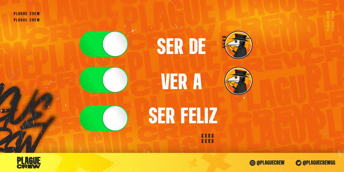 plaguecrew's tweet photo. #CrewMemes 
Simplemente ser feliz 🥰

Recuerda seguirnos en nuestras redes sociales #PlagueCrew 🟠⚫ https://t.co/ahPJ33BuX5