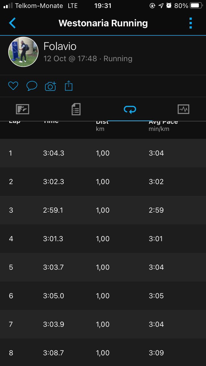 MambaMentalitie's tweet photo. Time trail Wednesday’s!! 

4km warm up 

then 8km/ normally it’s 10km but because I’m racing next week we decided to do 8k @1650m above sea level. 

3km cool down 

#marathontraining 
#OneMoMarathon 
#RunningWithTumiSole 

@PUMASouthAfrica 
@2OceansMarathon 
@RunningWithTum1 https://t.co/DUOeDxR80s