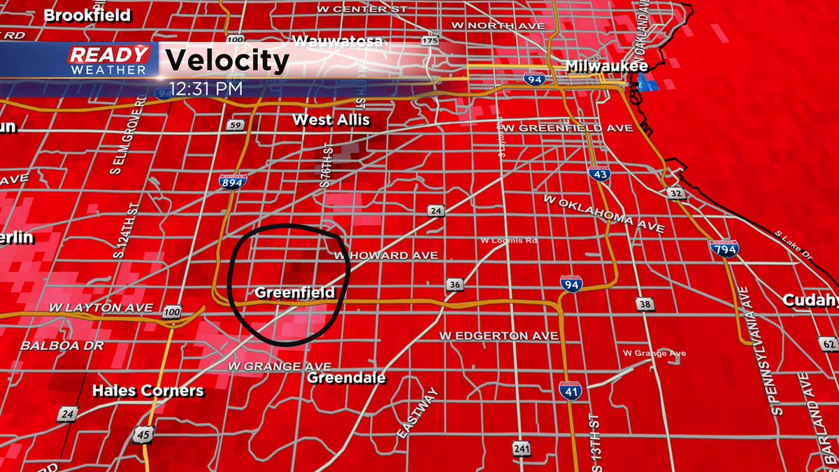 CBS 58 News on Twitter "RT SamKuffelWx Potential tornado with debris
