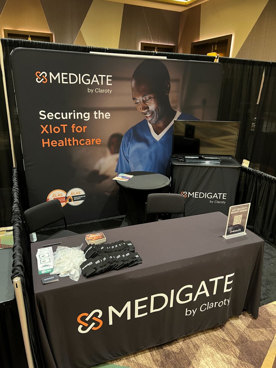 ClarotyHealth's tweet photo. Are you at #MDExpo SoCal? Visit Medigate by @Claroty at Booth 309 to see in person how our platform delivers comprehensive, enterprise-wide #XIoT asset visibility and communication profiling.
✳️ The cyber risks facing #healthcare systems are growing exponentially. We can help! https://t.co/RqNpmsusqn