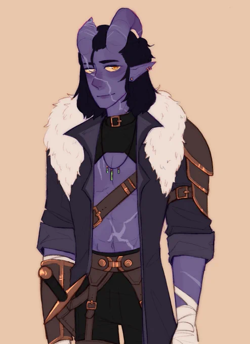 character design for a friend :) #DnDcharacter #dnd #dnd5e 