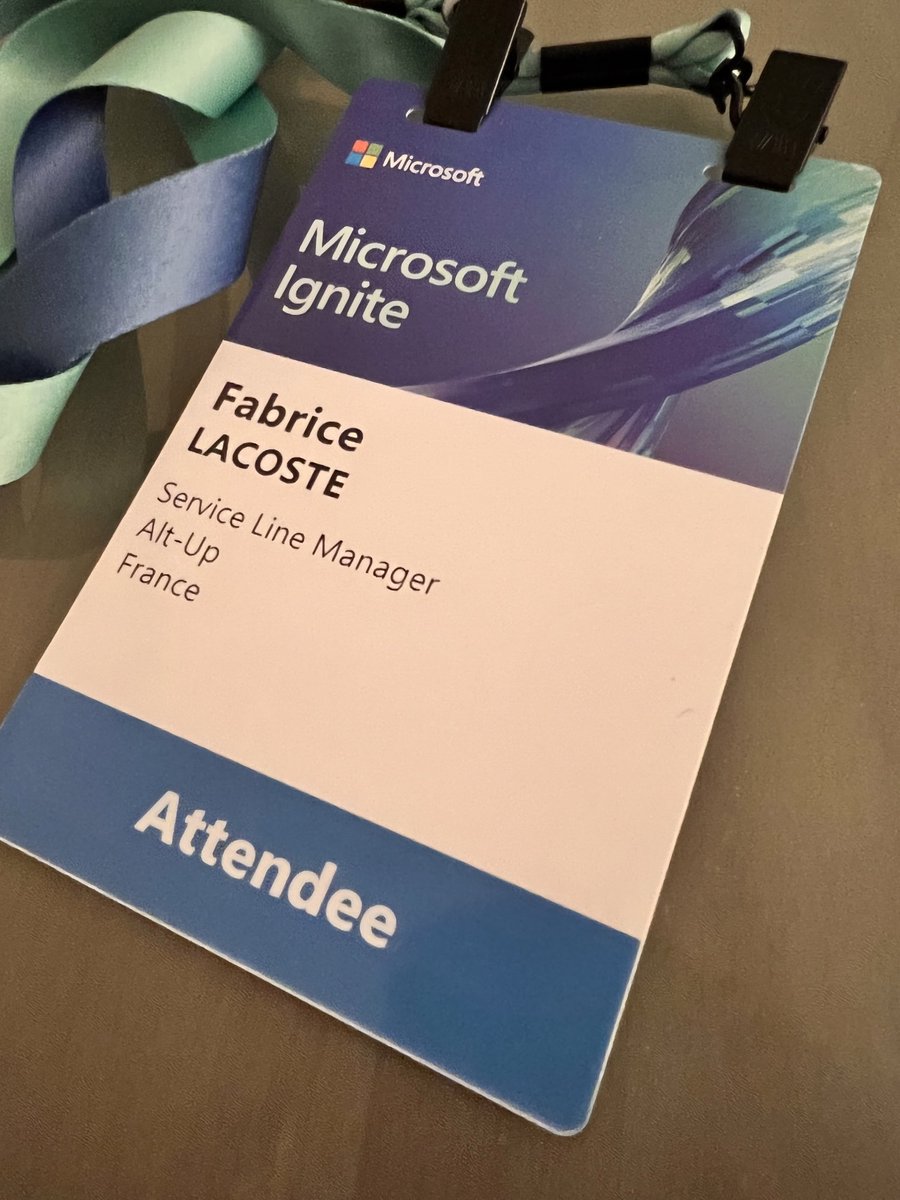 groupeArtemys's tweet photo. #altupLive 📣 Welcome to USA à nos deux altupiens, Thierry et Fabrice, déjà sur les starting-blocks pour participer à Microsoft @ignite 2022 !
Prochainement @suivre en live leurs aventures microsoftiennes 😉
#altup #artemys #groupeArtemys #microsoft #ModernWorkplace #Ignite https://t.co/vL8WKVClk1