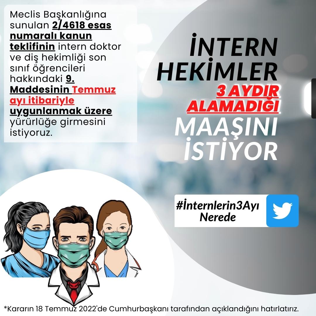 #İnternlerin3AyıNerede