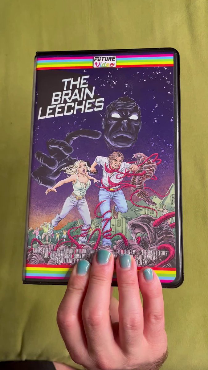future_vid's tweet photo. Available now at https://t.co/cMzl5XrSWc
#FutureVideo #brainleeches #vhs #fredolenray #horrortwitter #FilmTwitter #scifiVHS #vhs https://t.co/hQ0NQBfo6z