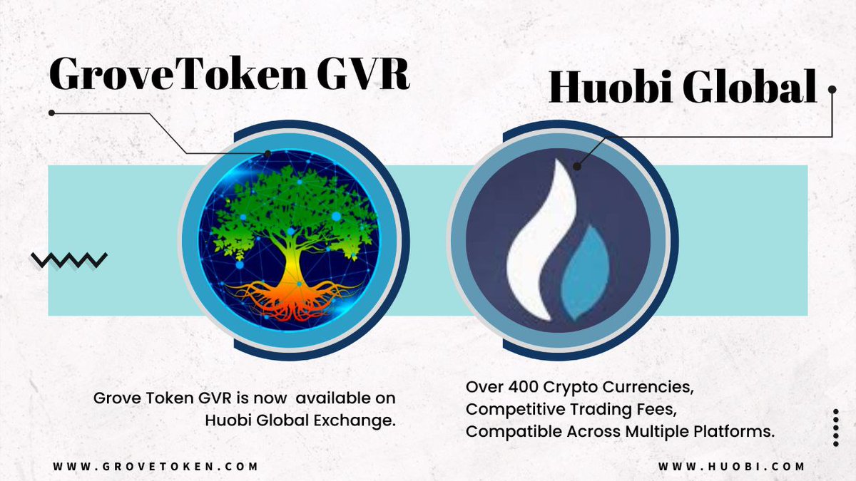 💥 5 Days 5 Wins Giveaway! 💥 
Day 4 of 5...

In Celebration of #HuobiGlobal listing #GroveToken.
We're giving away 100 Billion GVR to one person, each day, for 5 days!

1️⃣ Retweet this Tweet
2️⃣ MUST FOLLOW
<a href="/GroveToken/">GroveCoin Official</a>
<a href="/HuobiGlobal/">火币HTX</a>
@JohnGh87
<a href="/CarloDCGT/">CarloDC.GRV</a>
3️⃣ Tag 5 Friends