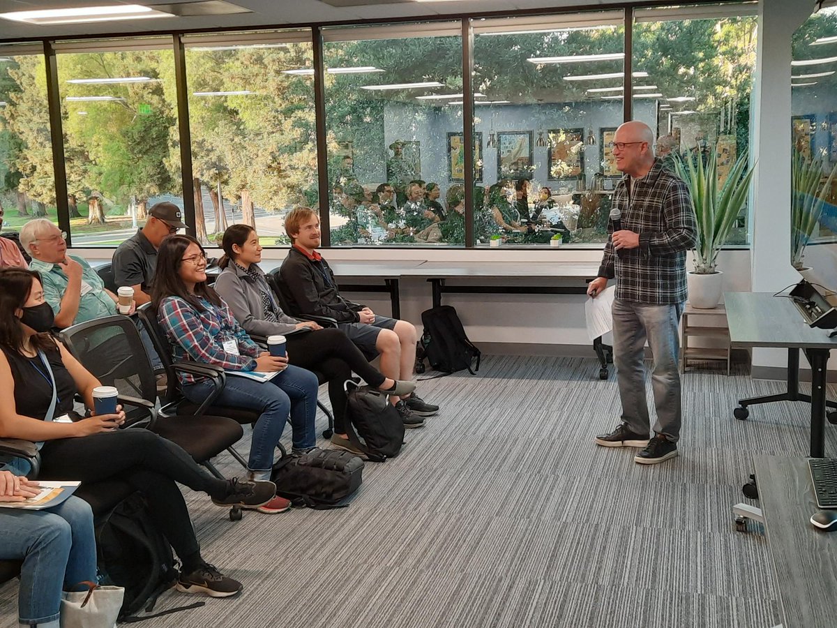 WaterEdFdn's tweet photo. We kicked off Day 1 of our #NorCalTour at our office with an overview of Sacramento Valley #cawater resources &amp; #salmon restoration by @SacValleyCA's @DavidGuyNCWA &amp; @CalTrout's Jacob Katz. On the road, we'll hear about #cadrought's impact on #farming, #wildlife &amp; water supply. https://t.co/V0G1w720vL