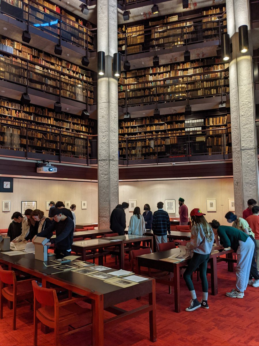 doctormace's tweet photo. Great visit to @UTArchives @Fisher_Library today with my first-year @ArtHistory_uoft students. A big thank you to Marnee Gamble for the informative talk and for pulling amazing drawings, photos &amp; records to pore over. Research is fun 🤓 https://t.co/XNfWJRS5i9