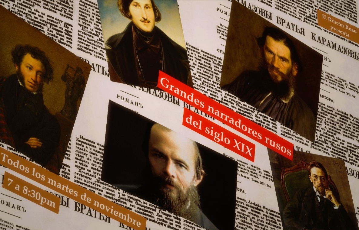 Amig@s, inicio una nueva aventura: todos los martes de noviembre, de 7 a 8:30pm hora colombiana, dictaré un mini curso virtual gratuito titulado "Grandes narradores rusos del siglo XIX". Cinco cuentos, cinco autores. ¡Inscríbanse hasta el 27 de octubre!

forms.gle/QrNUVt9eVLGZwt…