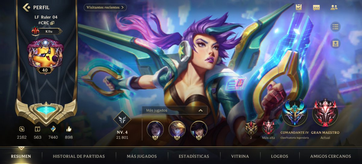 04_ruler's tweet photo. Hoy quedo F/A y ando en busca de algún team para desempeñarme como ADC
- LAN
- GM
- 20 Años
- Amplio Champion pool tanto de ADC's como AP Carrys
- Conocimientos de micro y macro
- Experiencia en WR y AoV
@AgenteRift @BusquedaEsports @Fichajes_WR 
Se agradece RT❤️ https://t.co/OJsngunUW7