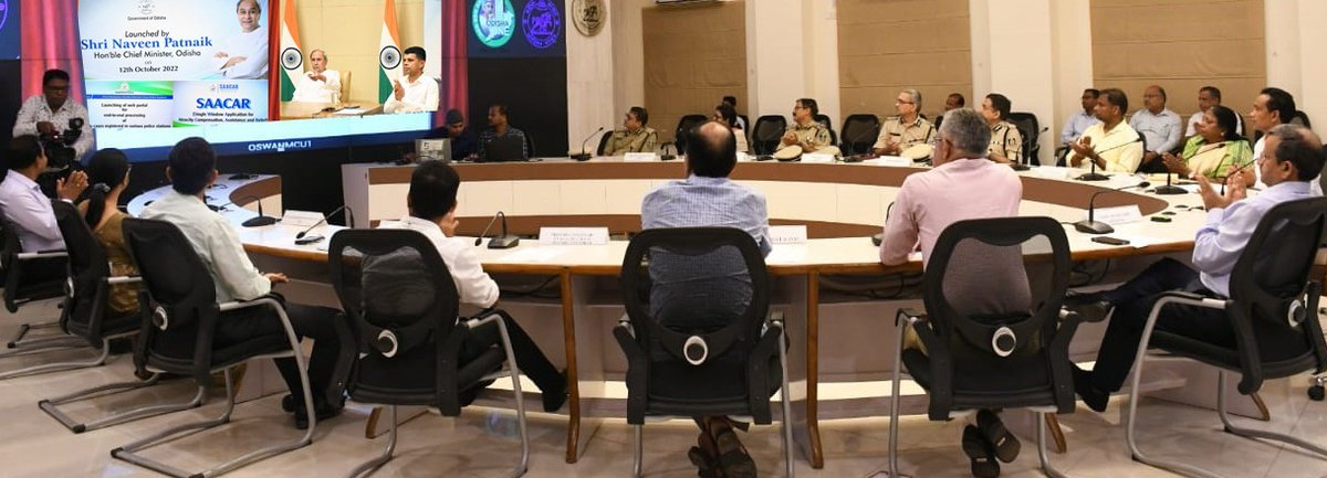 EIT_Odisha's tweet photo. #SAACAR portal will help facilitate faster investigation & payment of compensation in 1st phase to victims in SC-ST atrocity cases within 21 days. That apart, the portal will also help increase efficiency in delivery mechanism of State Govt through the #5T initiative. https://t.co/dmXueSG4KJ