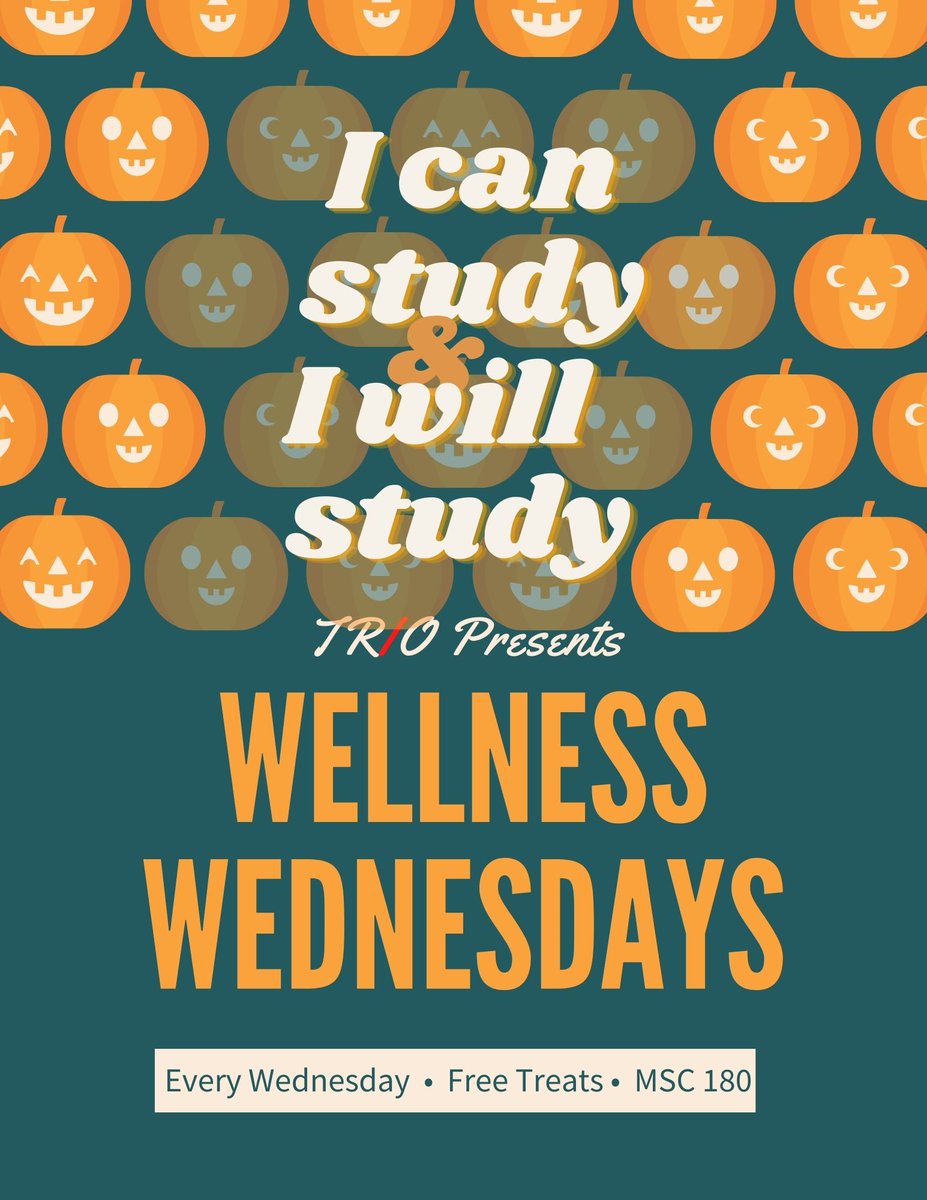 If the Nosh won't hand out free snacks then we will! Study with us every Wednesday in MSC 180.