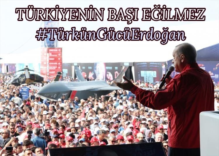 BU DAVADA SONUNA KADAR SENİNLEYİZ DİYENLER...
HEDEFİMİZ KIZILELMA
BURDAMIYIZ?
#TürkünGücüErdoğan
TÜRKİYENİN BAŞI EĞİLMEZ 🇹🇷❤️
@
@
@