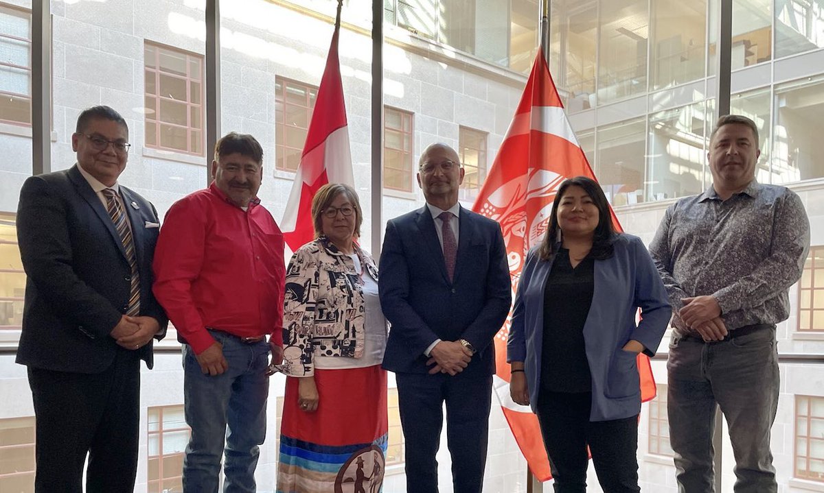 Excellent meeting with members of Onion Lake Cree Nation earlier this week to discuss their priorities, including the administration of justice. Looking forward to continued productive discussions.