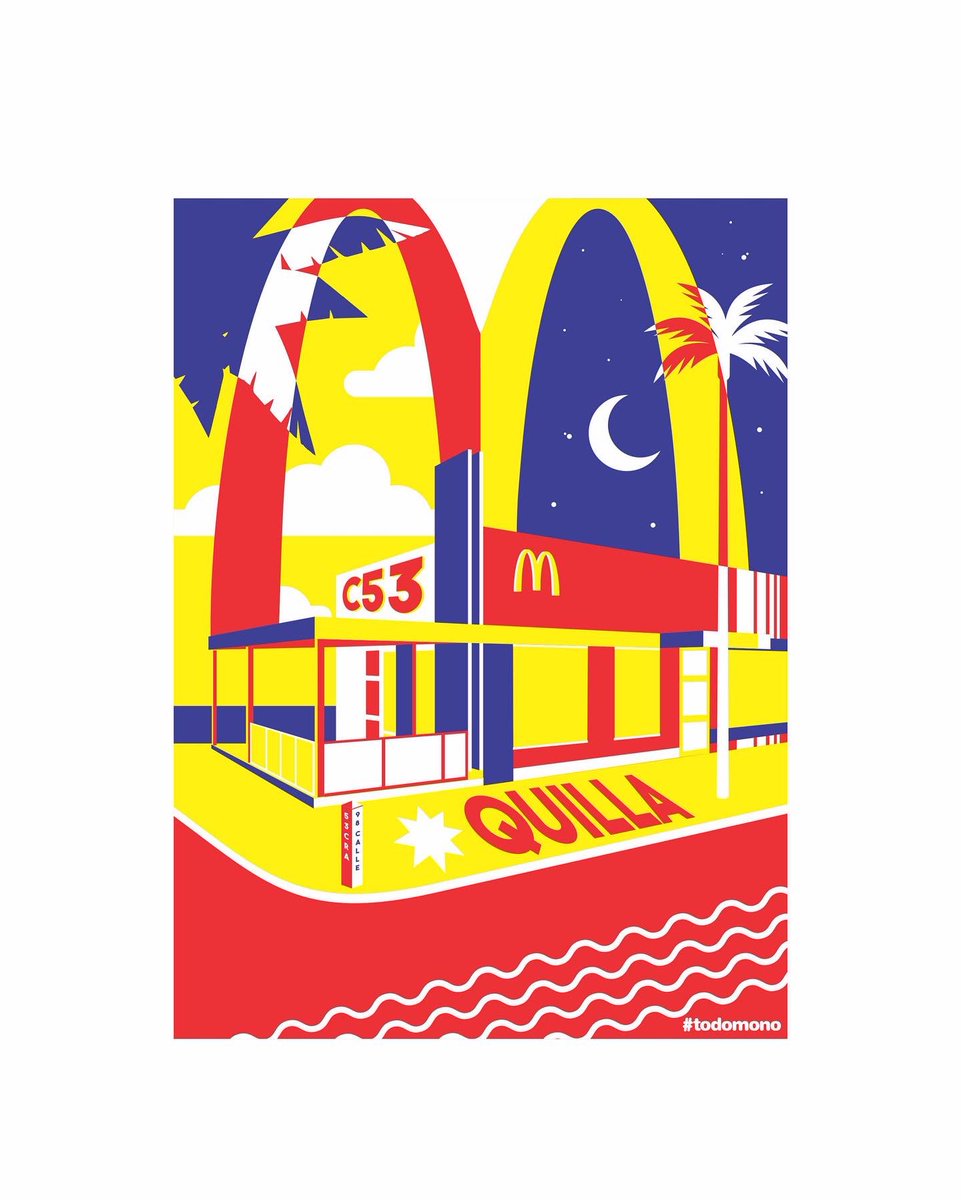 Una nueva colaboración @McDonaldsCol x #todomono 💛🍔🍟