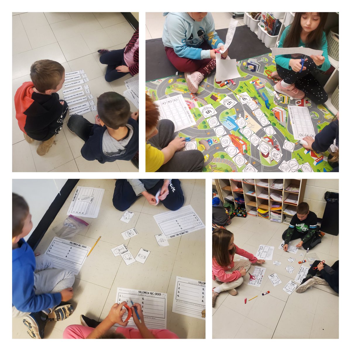 MissDCurnew's tweet photo. Halloween literacy centers! 🎃👻#grade2 #literacyblock @SHA_NL https://t.co/z6T0HuZBTD