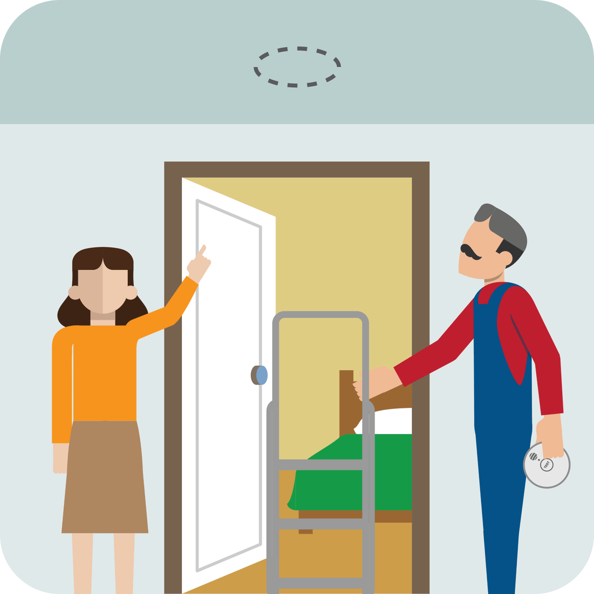 El_Centro_Fire's tweet photo. Look to ensure you have smoke alarms in every sleeping room and outside each separate sleeping area. Ask your landlord or rental agent to install them if you don't have them. #FirePreventionWeek https://t.co/OTsskxSsJz