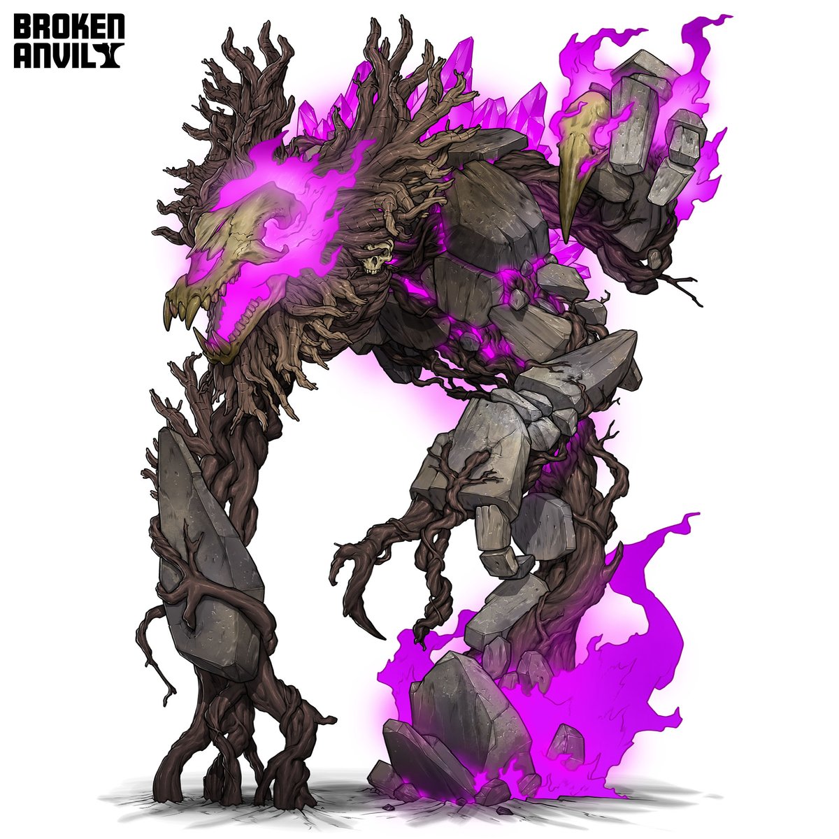 Each fiend is an anomaly of wild magic, a walking cataclysm brought to life by large concentrations of rivenstone. loom.ly/QTGmJq4 #ttrpg #paintingwarhammer #warhammercommunity #gw #gamesworkshop #40k #warhammer #warhammer40k #tabletopgames
