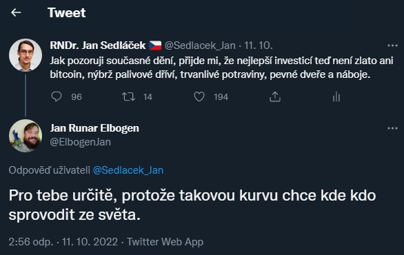 RNDr. Jan Sedláček 🇨🇿 tweet media