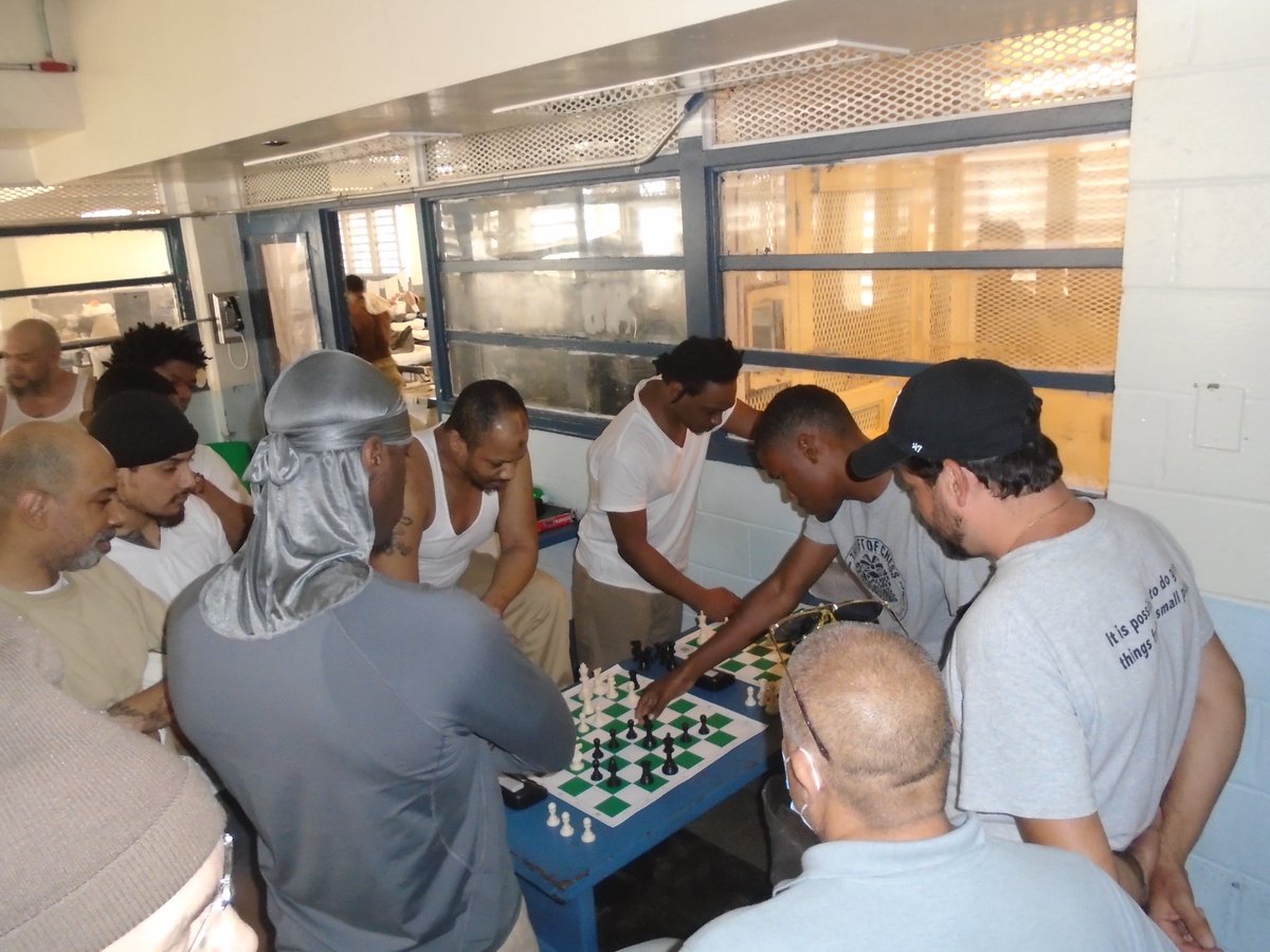 Heading to Cook County Jail in Chicago for the <a href="/FIDE_chess/">International Chess Federation</a> Intercontinental Online Chess Championship for Prisoners. 

Tony Ballard will be giving opening remarks as teams representing 60+ countries join for full 2 days of chess competition. 

This movement includes all of us 📌