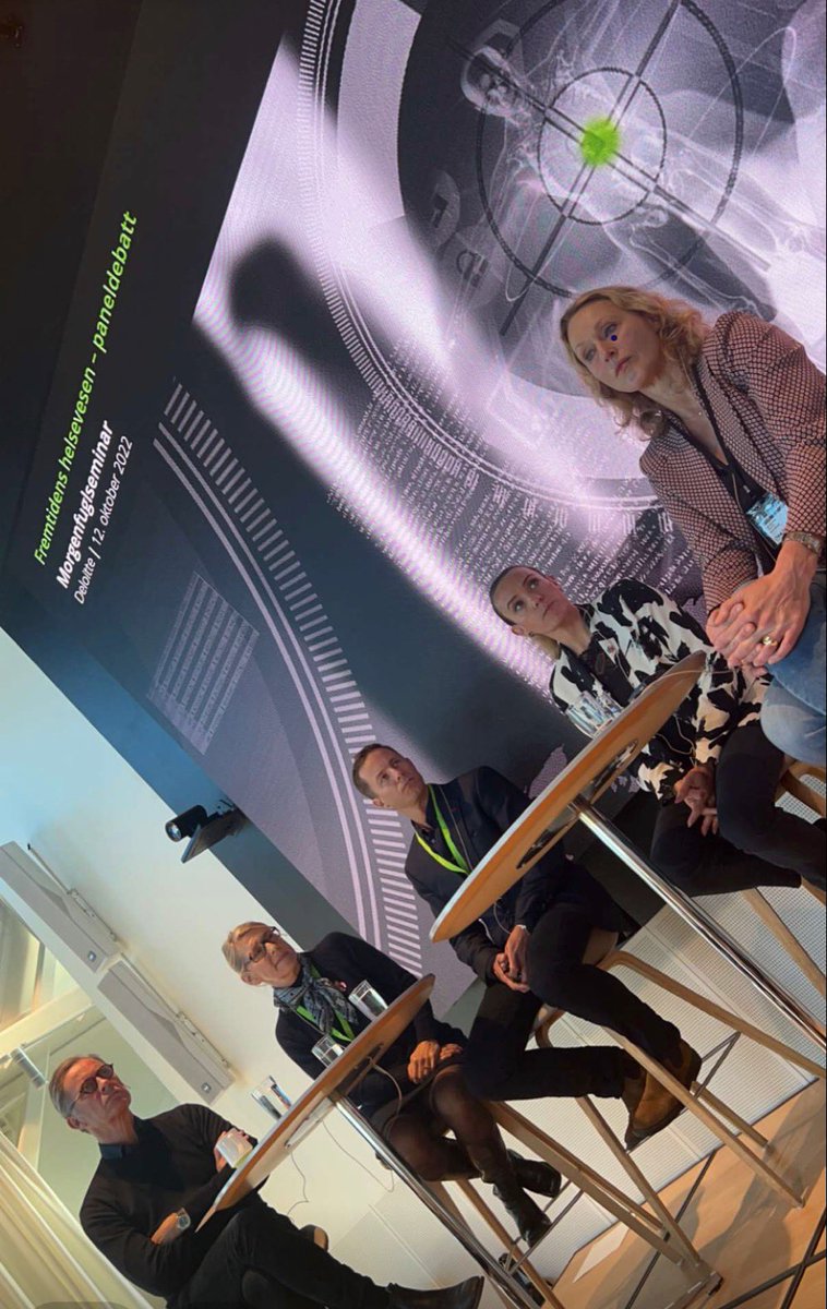 JohnGlent's tweet photo. Thanks for a great morning discussing the current and future challenges of Norwegian healthcare @drskavlan @HegeGjessing @Kreftforeningen @Lovisenberg @DeloitteNO https://t.co/jQOXh81uT7
