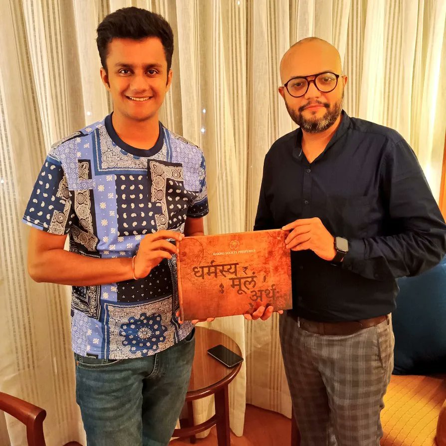 HEFmumbai's tweet photo. Today we had a wonderful opportunity to meet one of the finest entrepreneur Shri @Prafull_mbachai ji . We had a very good discussion on entrepreneurship ans empowerment of youth of India. We thank him for his time and hospitality. https://t.co/B8HOQYToGi